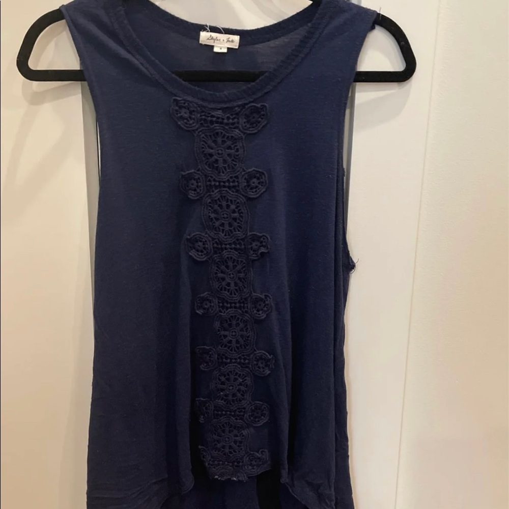 Blue tank top